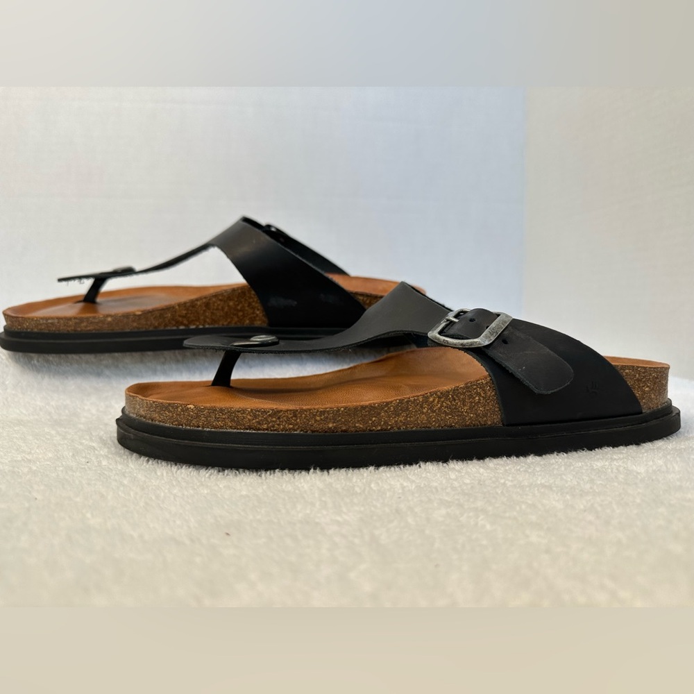 Bearpaw men’s sandal w/contour leather footbed, rubber sole, slightly cushioned. - Picture 7 of 13